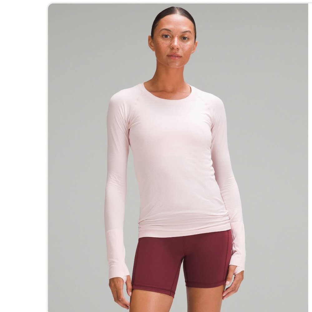 NWT  Swiftly Tech Long Sleeve Shirt 2.0 Flush Pink size 4